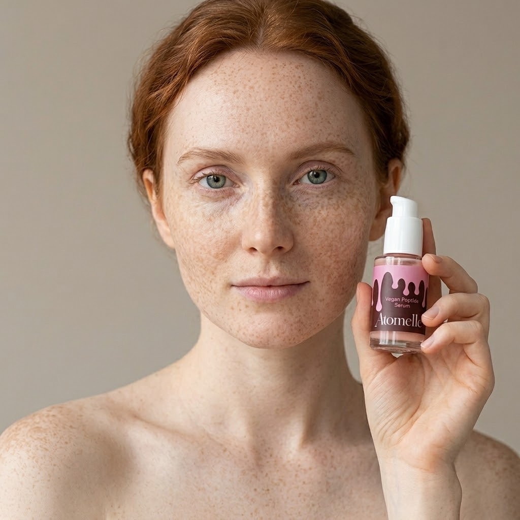 Botanical Vegan Peptide Serum with Organic-Farming-Derived Ingredients.
